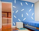 Feathers Pattern Wall  Sticker